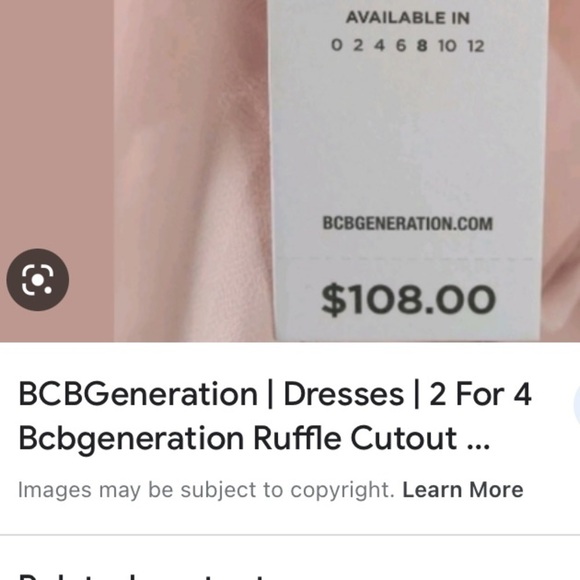 BCBG Generation Gorgeous Blush Size 10 Gown Excellent Condition! Smoke Free Home - Picture 9 of 11